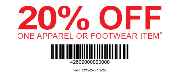 Footwear coupon clearance